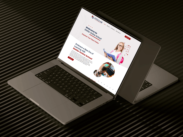 Stellar Online School product mockup