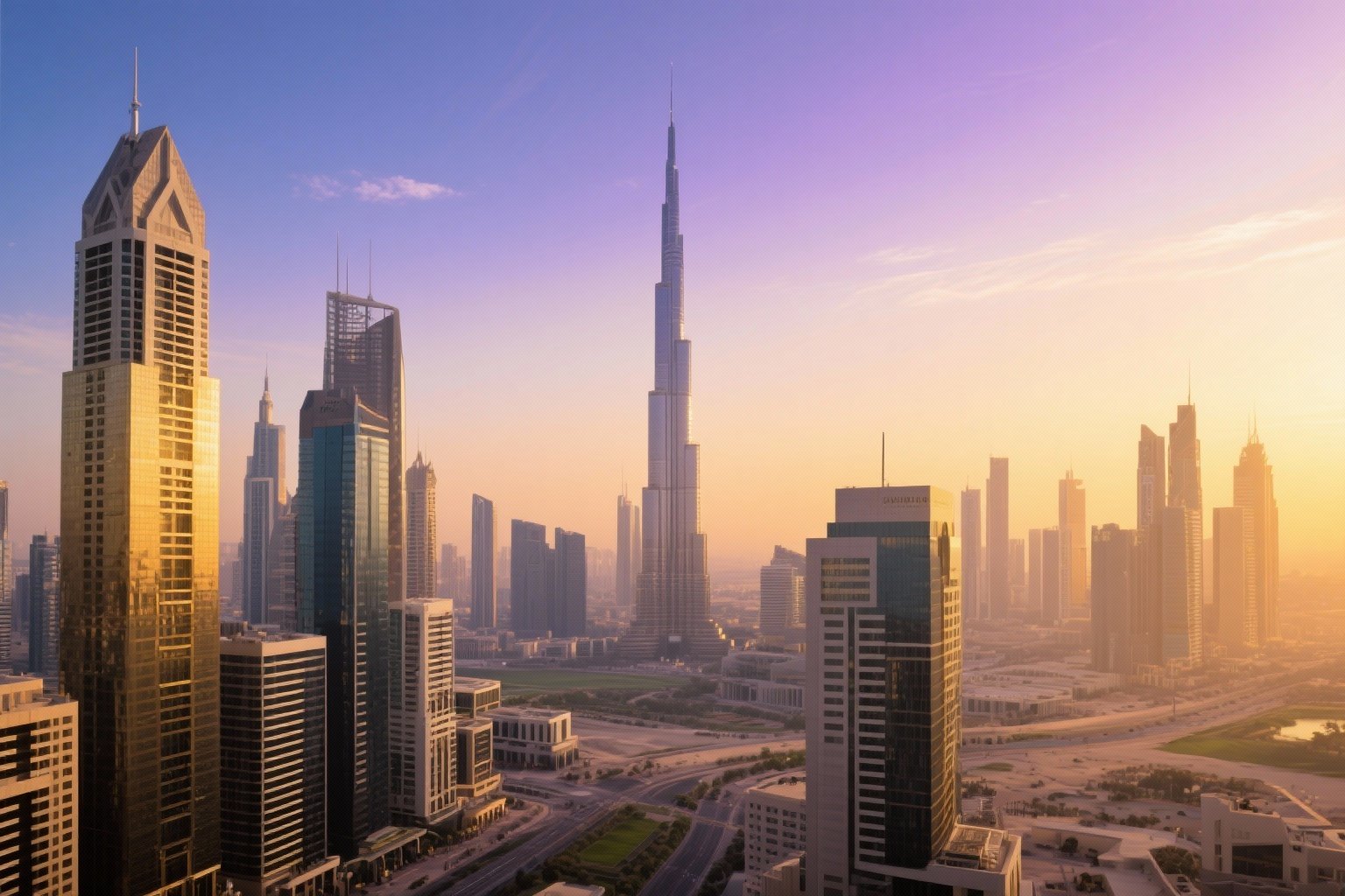 Dubai Luxury Skyline